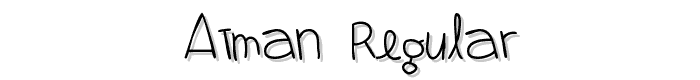 Atman Regular font